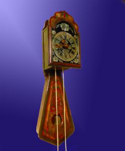 VERY RARE SWISS "DOVETAIL" CLOCK - SWITZERLAND, 1807 - working